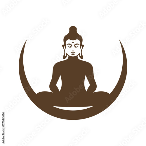 Buddha icon image design