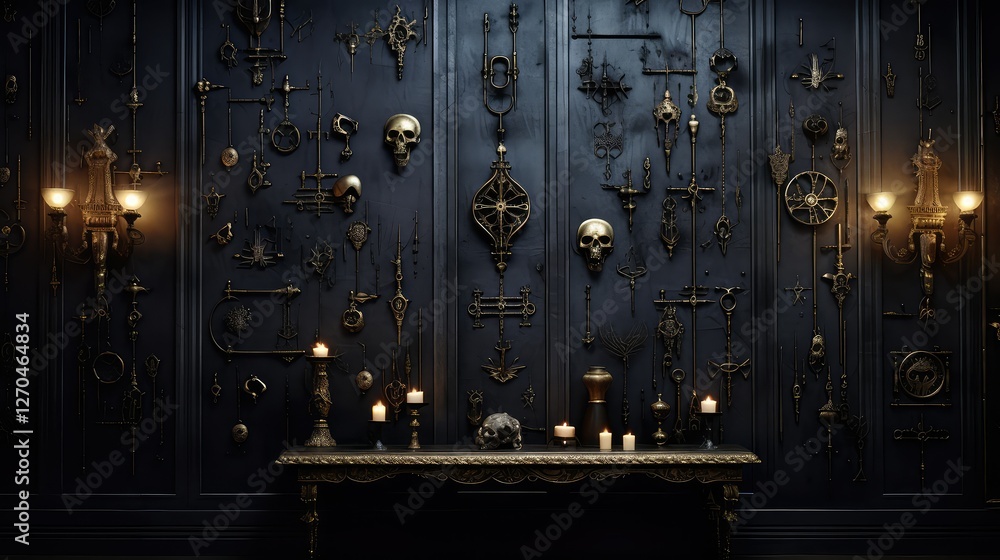 dimly dark metal wall dimly dark metal wall