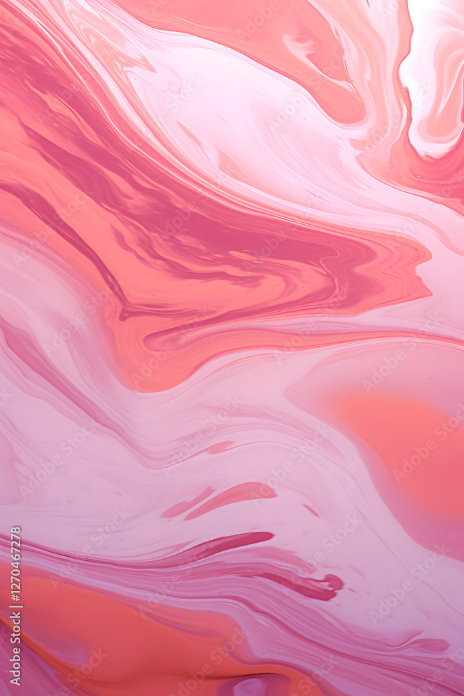 Pink abstract smooth curved lines poster background Pink abstract smooth curved lines poster background