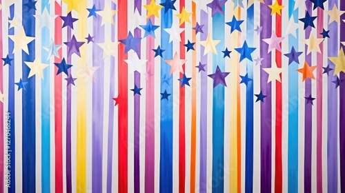 whimsical stars stripes background