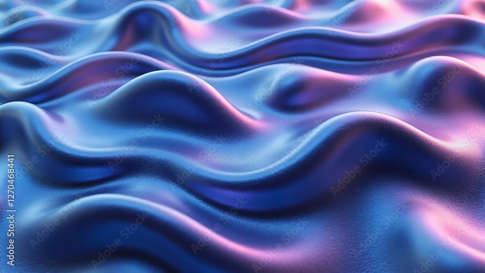 Obraz premium The colorful silk waves