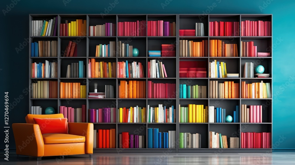 Fototapeta premium contemporary books modern