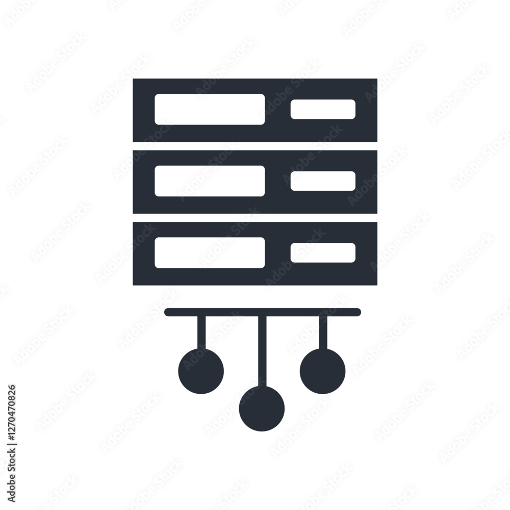 server icon. vector.Editable stroke.linear style sign for use web design,logo.Symbol illustration. server icon. vector.Editable stroke.linear style sign for use web design,logo.Symbol illustration.
