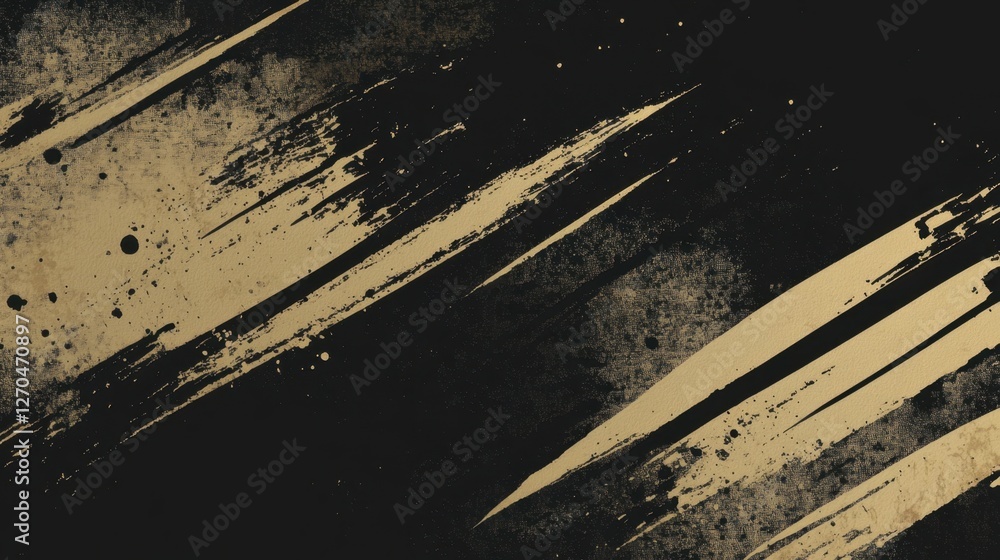 Fototapeta premium Abstract Textured Background with Paint Strokes and Splatter Effects