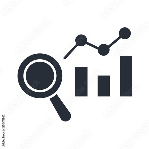 Predictive Analytics icon. vector.Editable stroke.linear style sign for use web design,logo.Symbol illustration.