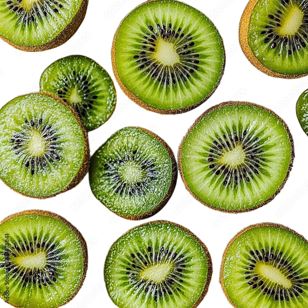 Fototapeta premium kiwi fruit slices