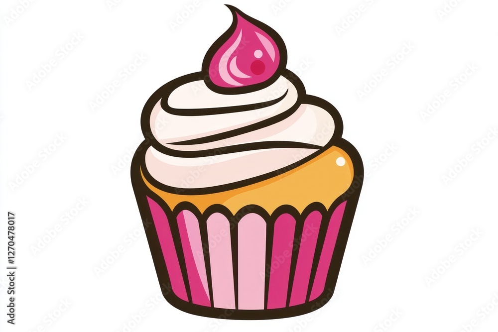 Cupcake logo concept, designed for branding. Cupcake logo concept, designed for branding.