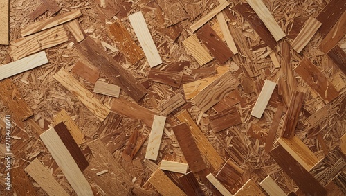 OSB wood texture background. photo