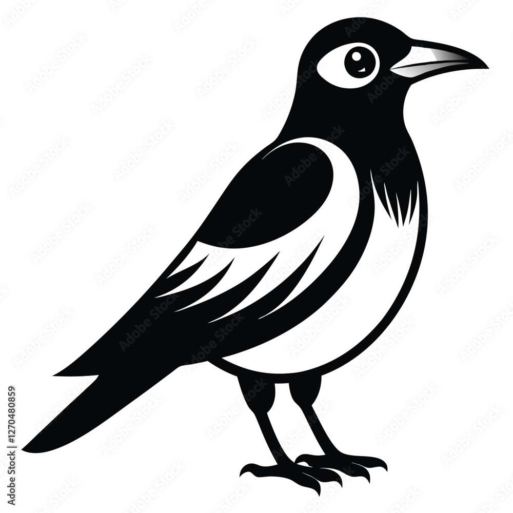 Obraz premium bird on a white background vector