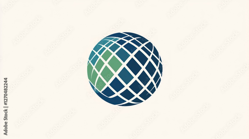 Global network connection, abstract sphere design, white background, website use Global network connection, abstract sphere design, white background, website use