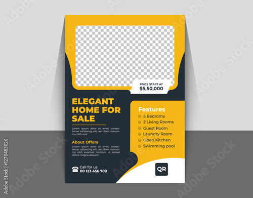 Elegant and Eye-Catching Real Estate Flyer Design