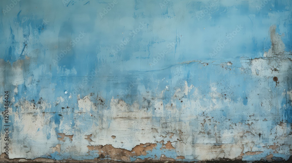 Fototapeta premium weathered blue wall background