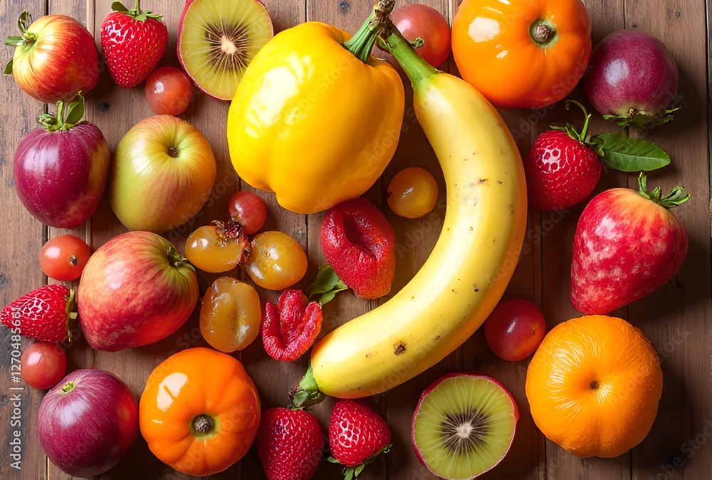 Fresh fruits mixed. Tasty fruits background. Fresh fruits mixed. Tasty fruits background.