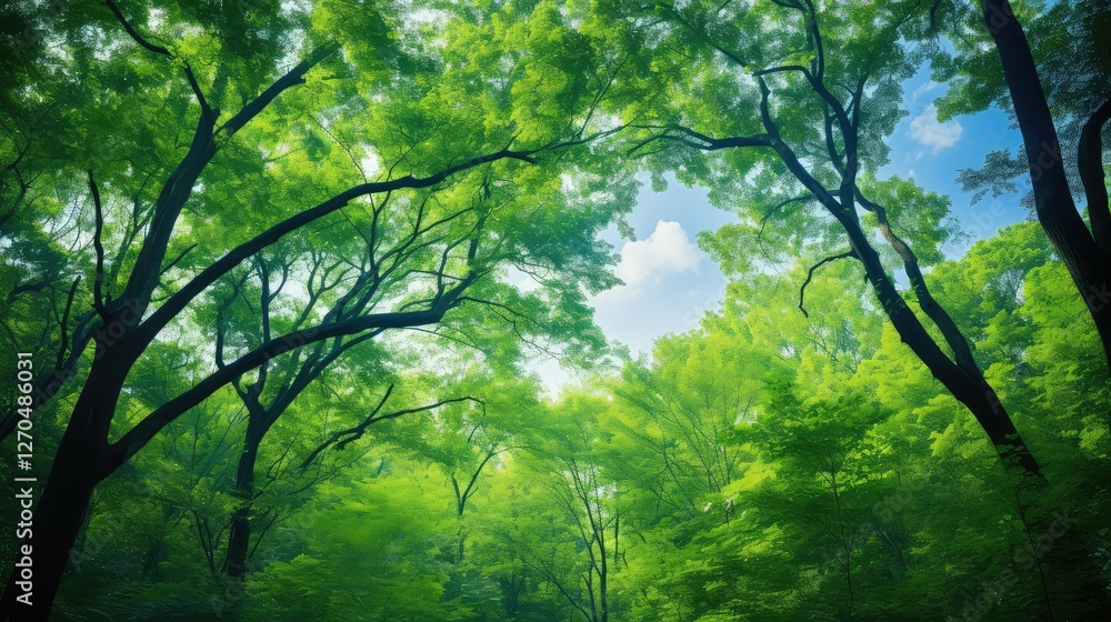 Fototapeta premium serene blue green background