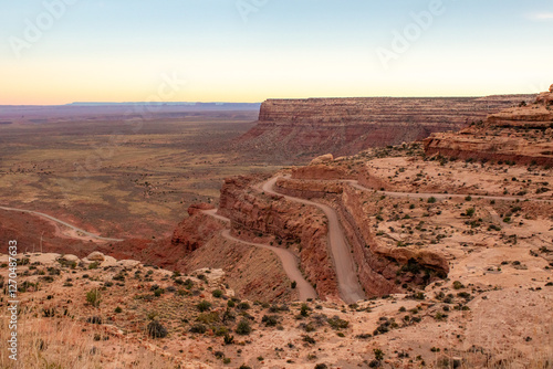 Moki Dugway Utah winding road photo