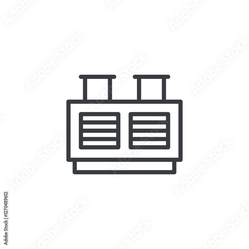 Chiller System Chiller System line icon