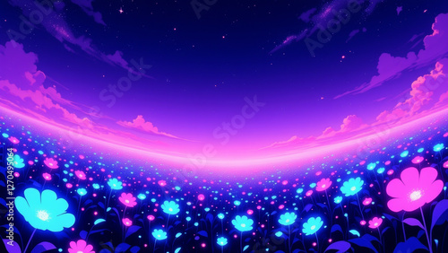 Wallpaper Mural anime abstract landscape illustration background Torontodigital.ca