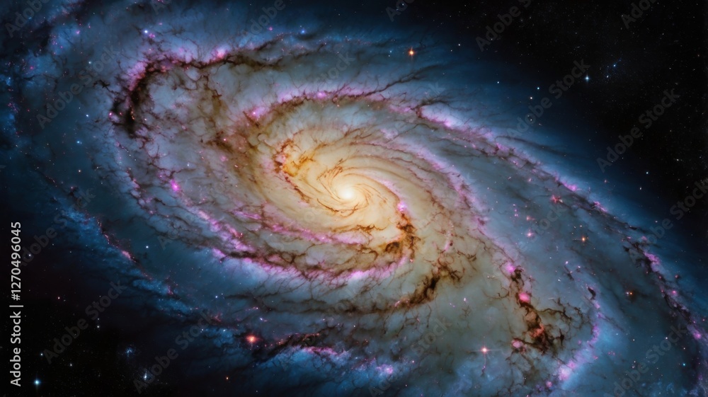 Stunning View of a Spiral Galaxy from Space