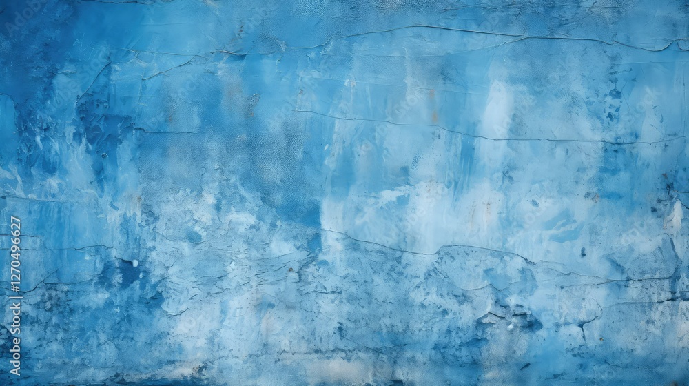 Obraz premium rough blue wall texture