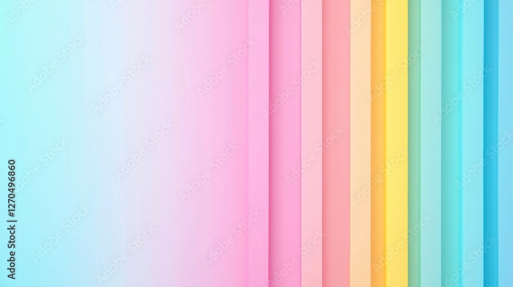 vibrant gradient of pastel colors including pink, blue, yellow, and green, creating soothing and cheerful atmosphere. Perfect for backgrounds and design projects vibrant gradient of pastel colors including pink, blue, yellow, and green, creating soothing and cheerful atmosphere. Perfect for backgrounds and design projects