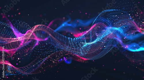 Abstract Digital Wave