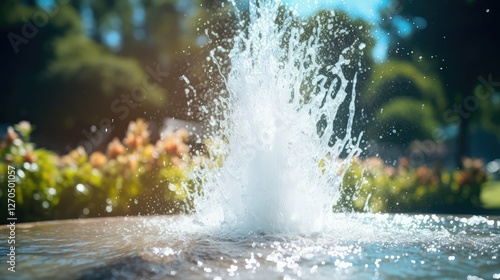 Wallpaper Mural decorative spray water Torontodigital.ca