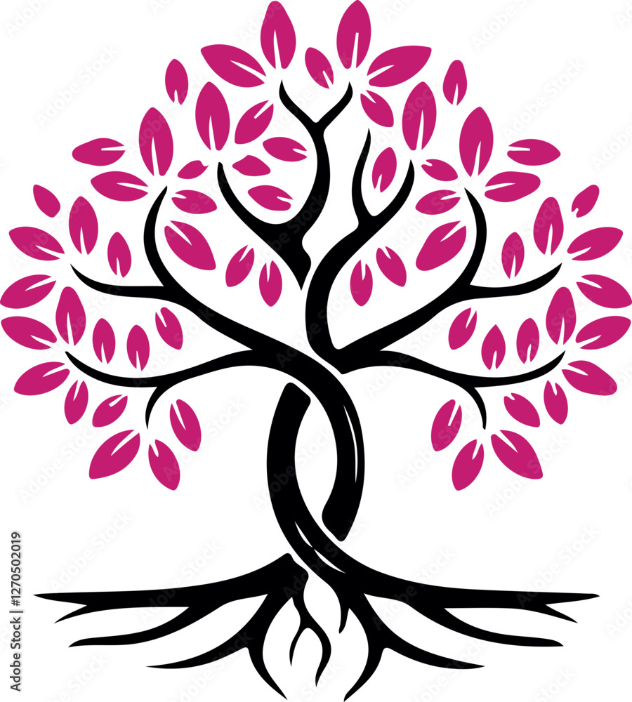 Obraz premium tree logo