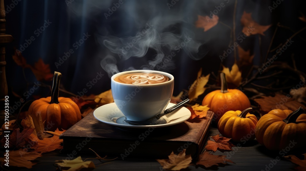 latte halloween leaves latte halloween leaves