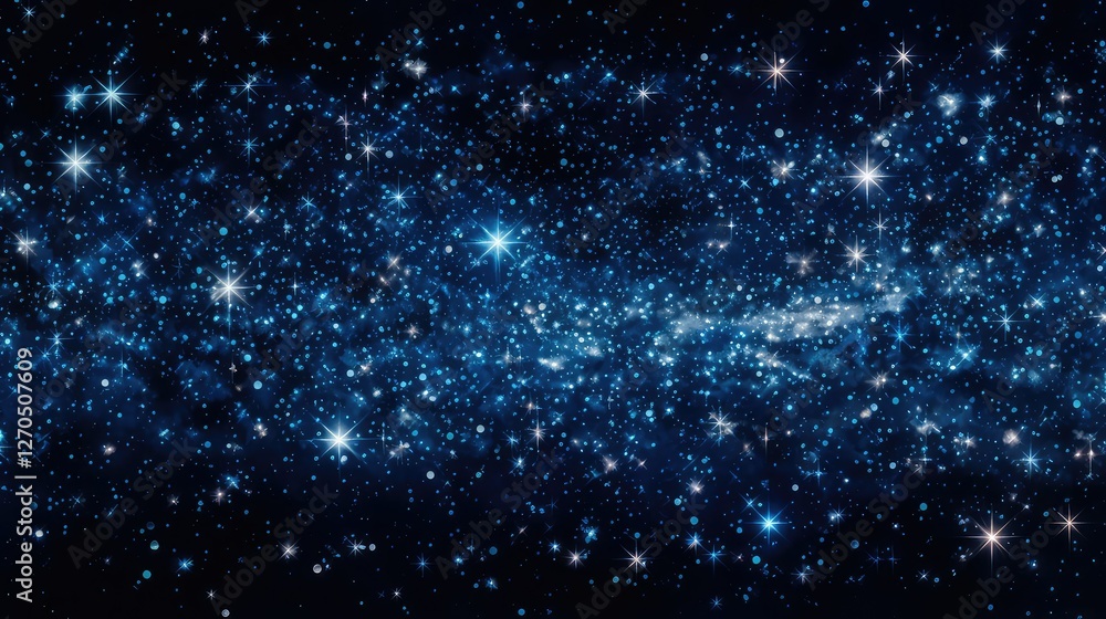 Fototapeta premium glitter midnight blue background