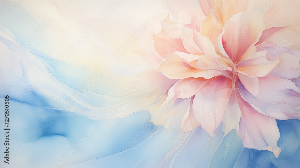 flower water color abstract flower water color abstract