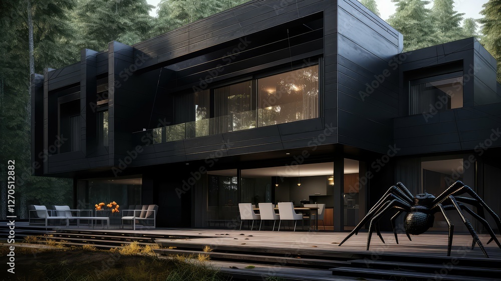 Obraz premium venom spiders background