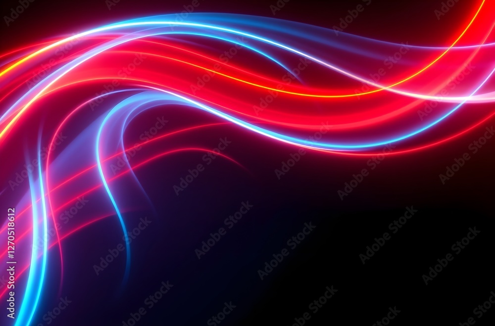 A striking colorful abstract wave background of a glowing fusion of fiery red,orange and cool icy blue neon lights.Concept of music,party,technology,modern.Dynamic Motion Effect.Neon Wave Background. A striking colorful abstract wave background of a glowing fusion of fiery red,orange and cool icy blue neon lights.Concept of music,party,technology,modern.Dynamic Motion Effect.Neon Wave Background.