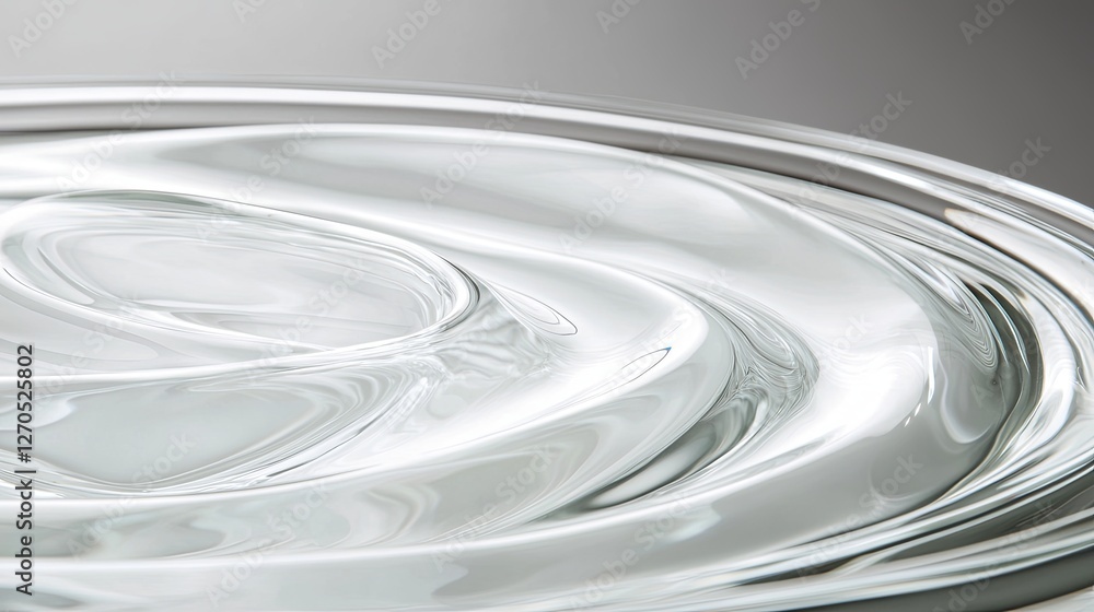 Abstract Liquid Surface with Smooth Waves and Gentle Reflections Abstract Liquid Surface with Smooth Waves and Gentle Reflections