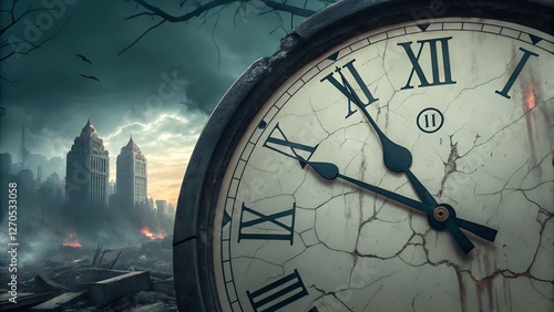 Wallpaper Mural Doomsday Clock Torontodigital.ca
