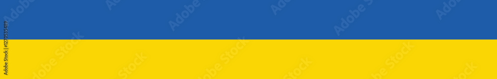 Flag of Ukraine. Ukraine flag long banner digital vector illustration Flag of Ukraine. Ukraine flag long banner digital vector illustration