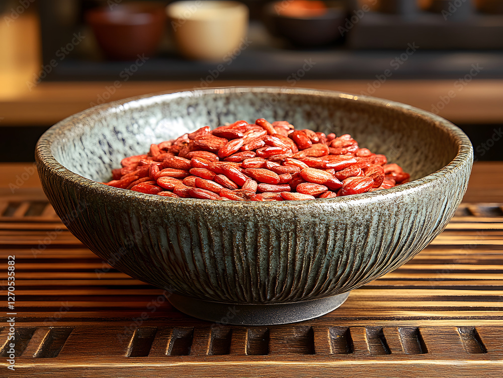 Godjie Berries Showcase Vibrant Hues in a Rustic Bowl, Symbolizing Nature's Chaos and Beauty at a Local Market Godjie Berries Showcase Vibrant Hues in a Rustic Bowl, Symbolizing Nature's Chaos and Beauty at a Local Market