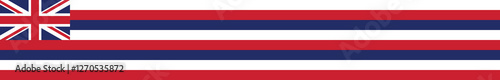 Free Download Flag of Hawaii. Hawaii flag long banner digital vector illustration - GFXLoad