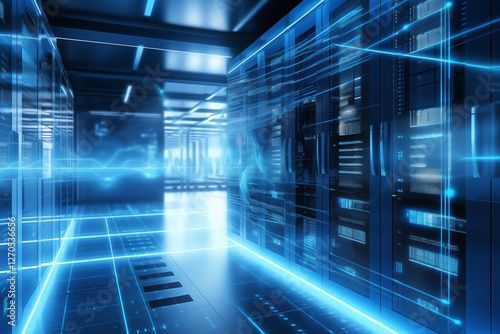 Obraz na płótnie server w salonie