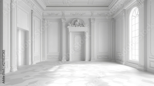 White studio mockup ideas decor design inspiration art display background