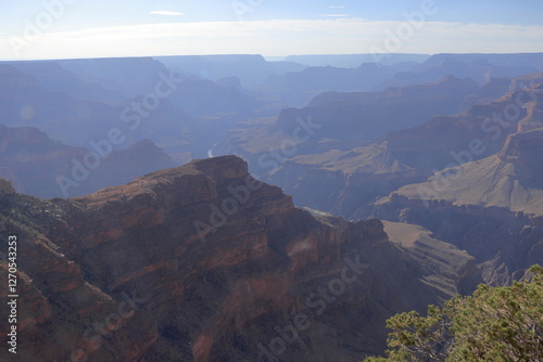 Colorado River from Hopi Point in the Grand Canyon, Arizona photo