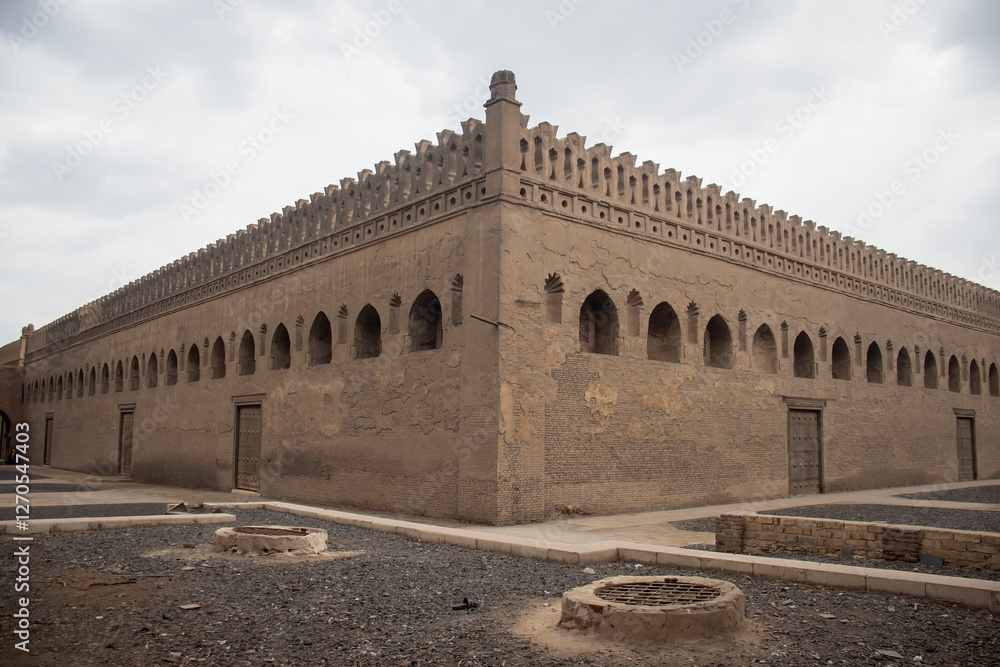 Fototapeta premium historic mosque of Ibn Tulun in Cairo, Egypt