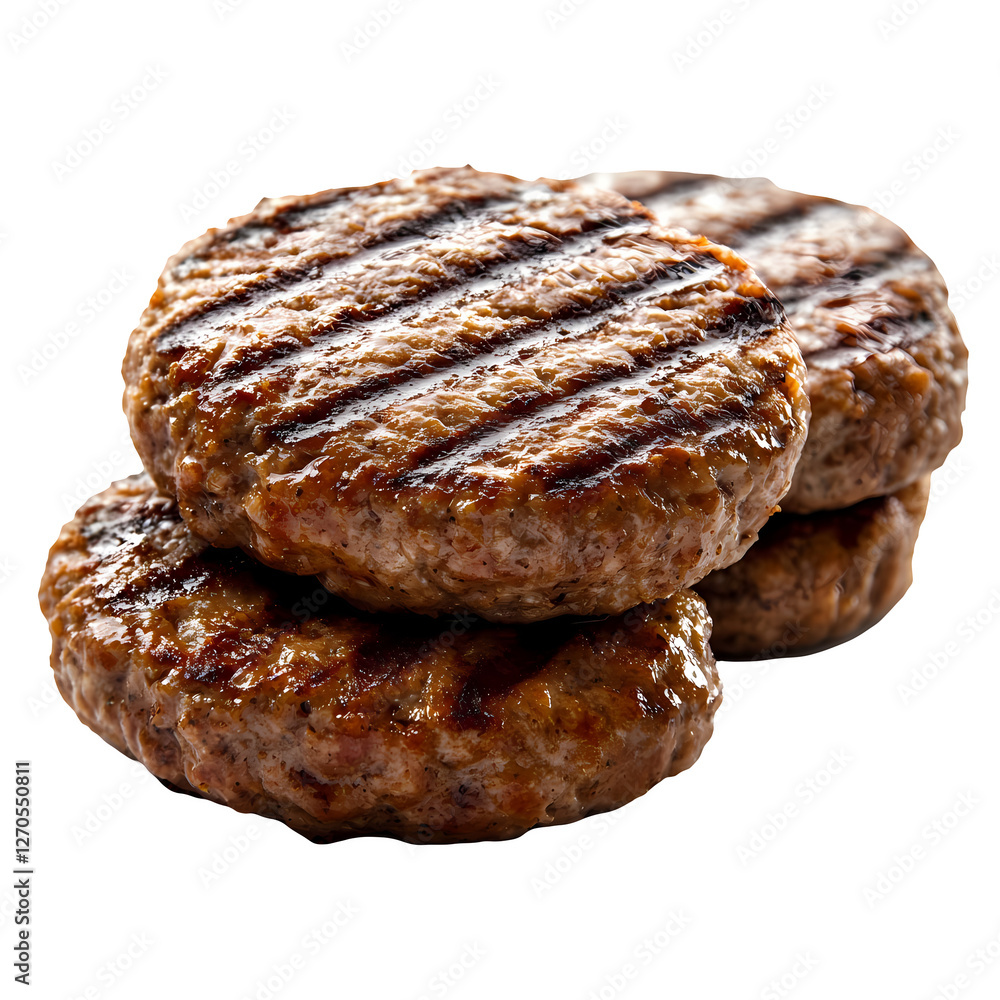 Juicy Grilled Beef Patties Stacked High Perfect for Burgers Delicious Restaurant Quality Meat Juicy Grilled Beef Patties Stacked High Perfect for Burgers Delicious Restaurant Quality Meat