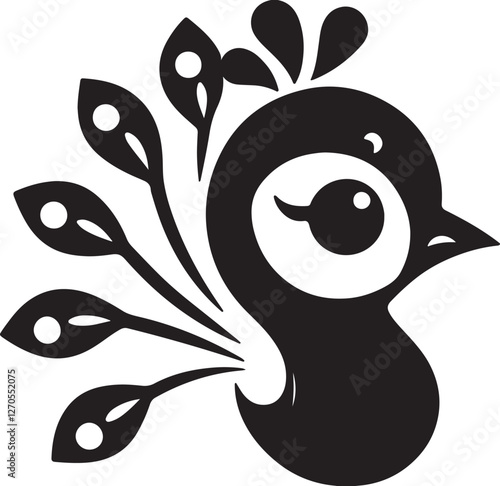 vector illustration of a bird