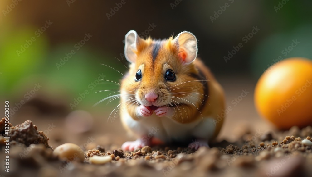 Campbell dwarf hamster exploring its enclosure , cage, campbell dwarf Campbell dwarf hamster exploring its enclosure , cage, campbell dwarf