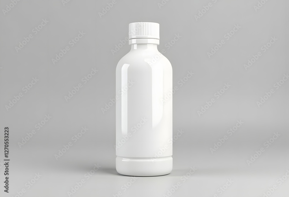bottle mockup isolated on white background.
bottle mockup isolated on white background.