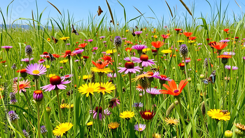 red and yellow flowers