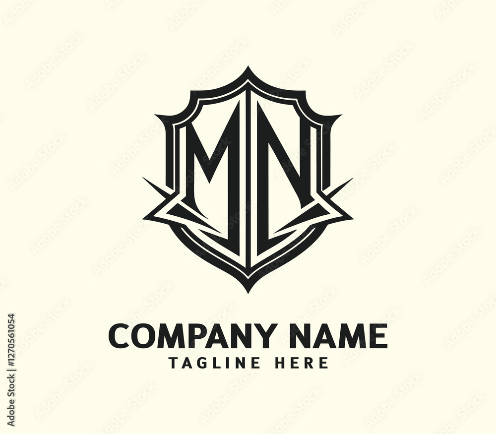 MN Modern Monogram Logo - Elegant and Professional Letter Logo for Branding MN Modern Monogram Logo - Elegant and Professional Letter Logo for Branding