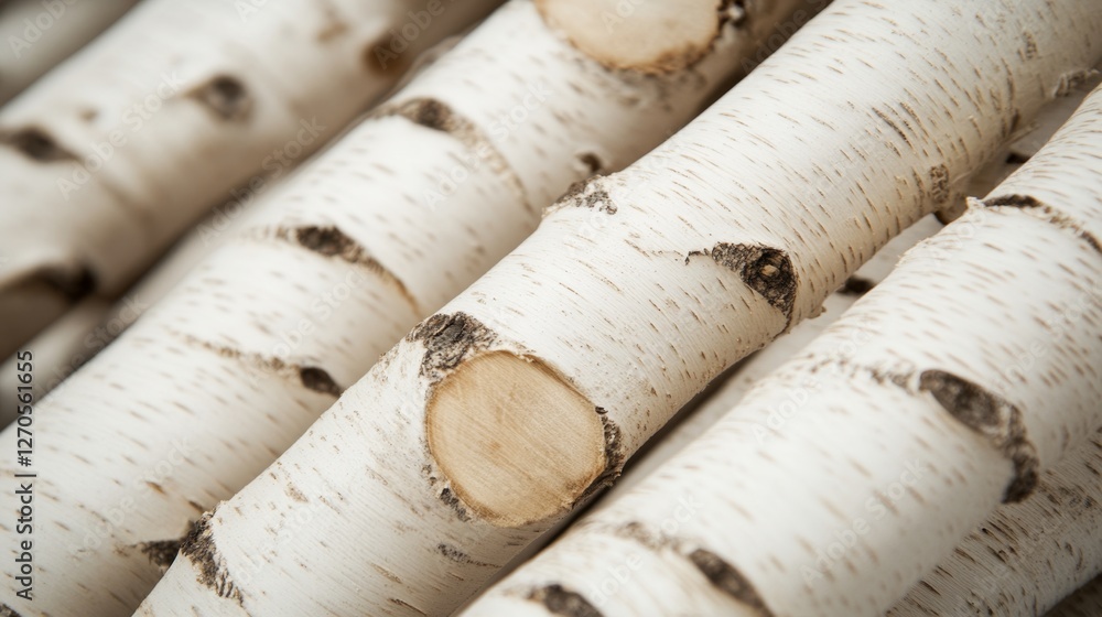 Birchwood Textures in Soft Light with Subtle Warm Hues and Details Birchwood Textures in Soft Light with Subtle Warm Hues and Details