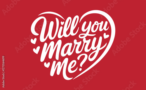 Will you marry me lettering, vector illustration. Will you marry me lettering card background. Modern handmade calligraphy about Will you marry me?