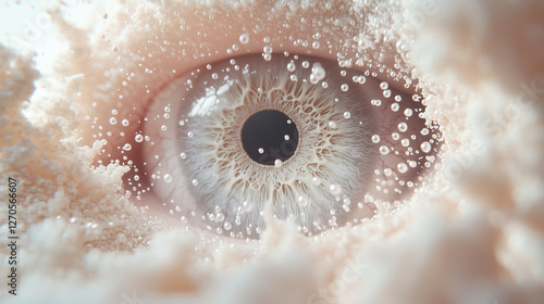 A Glimpse Within: An eye is...